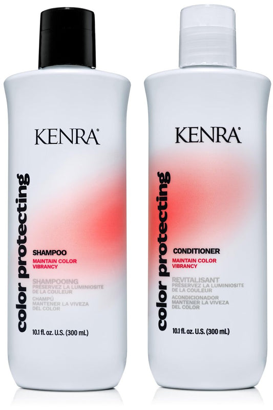 Kenra Color Protecting Shampoo & Conditioner Set |Color Safe | Maintain Over 95% Color Vibrancy Through 40 Washes |Enhances Shine | pH-balancing System| Color Maintenance| All Hair Types |10.1 fl. oz.