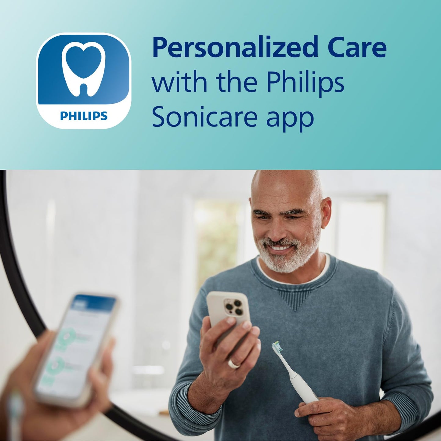 Philips Sonicare DiamondClean Smart 9300 Electric Toothbrush, Sonic Toothbrush with App, Pressure Sensor, Brush Head Detection, 4 Brushing Modes and 3 Intensity Levels, Pink, Model HX9903/25