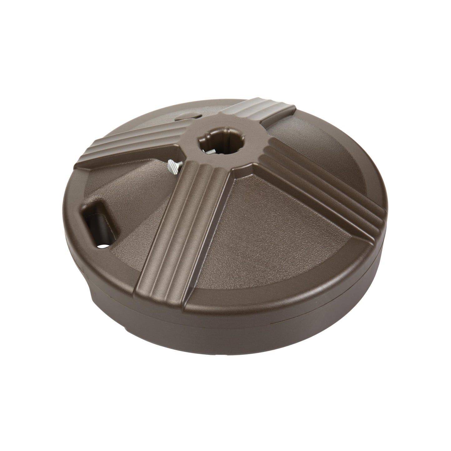 US Weight Durable Fillable Umbrella Base Designed to be Used with a Patio Table 3.5 pounds , Bronze
