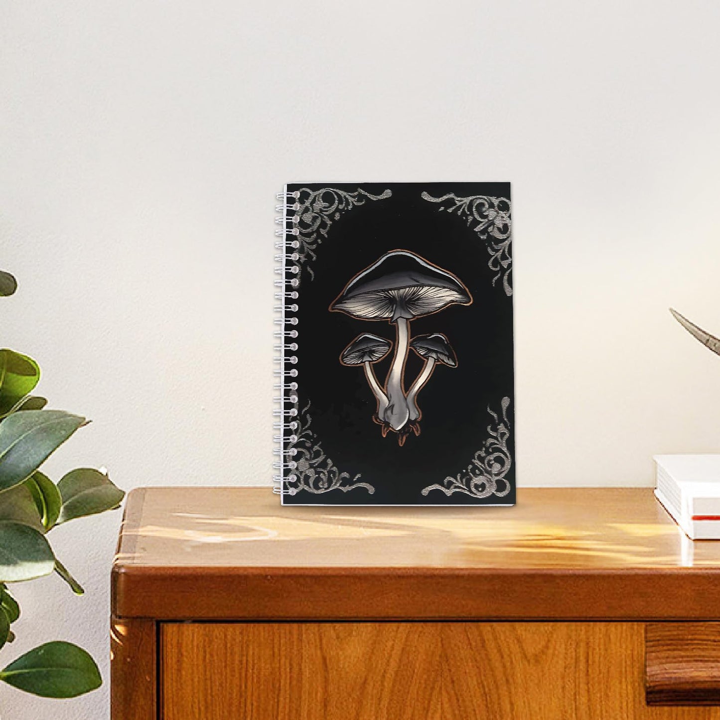 CRASPIRE 40 Pages Reusable Sticker Storage Book Black Mushroom Album Blank Stickers Organizer Notebook Release Paper A5 Size with Tweezer Spatula for DIY Christmas Graduation Birthday Gifts