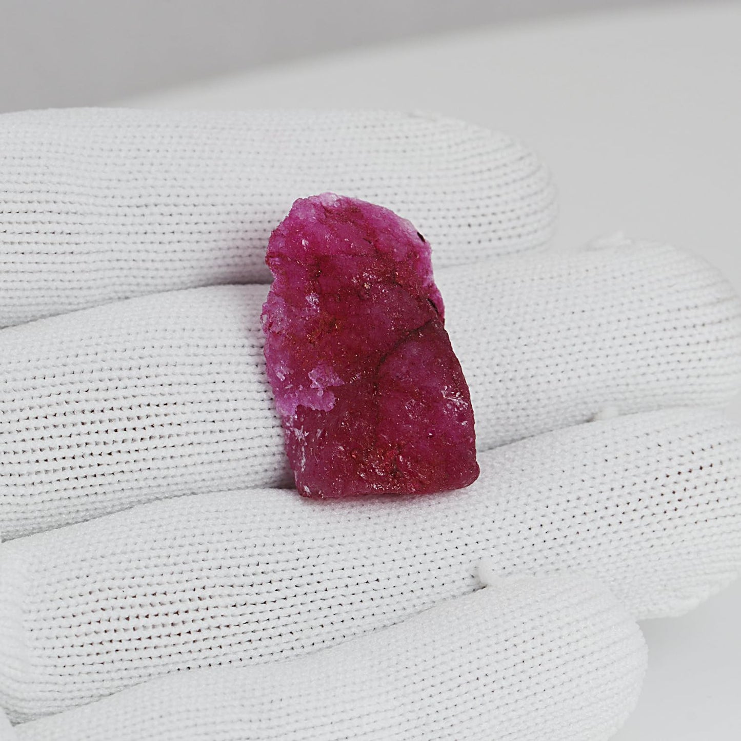REAL-GEMS 73.5 Ct Natural Royal Red Ruby Raw Rough Loose Gemstone for Lapidary AXD-766