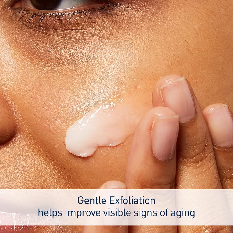 CeraVe Skin Renewing Nightly Exfoliating Treatment, Anti Aging Serum With 5% Blend Of Glycolic Acid & Lactic Acid, Wrinkles & Dark Spot Corrector For Face, Exfoliating Gel, 1.7 Oz