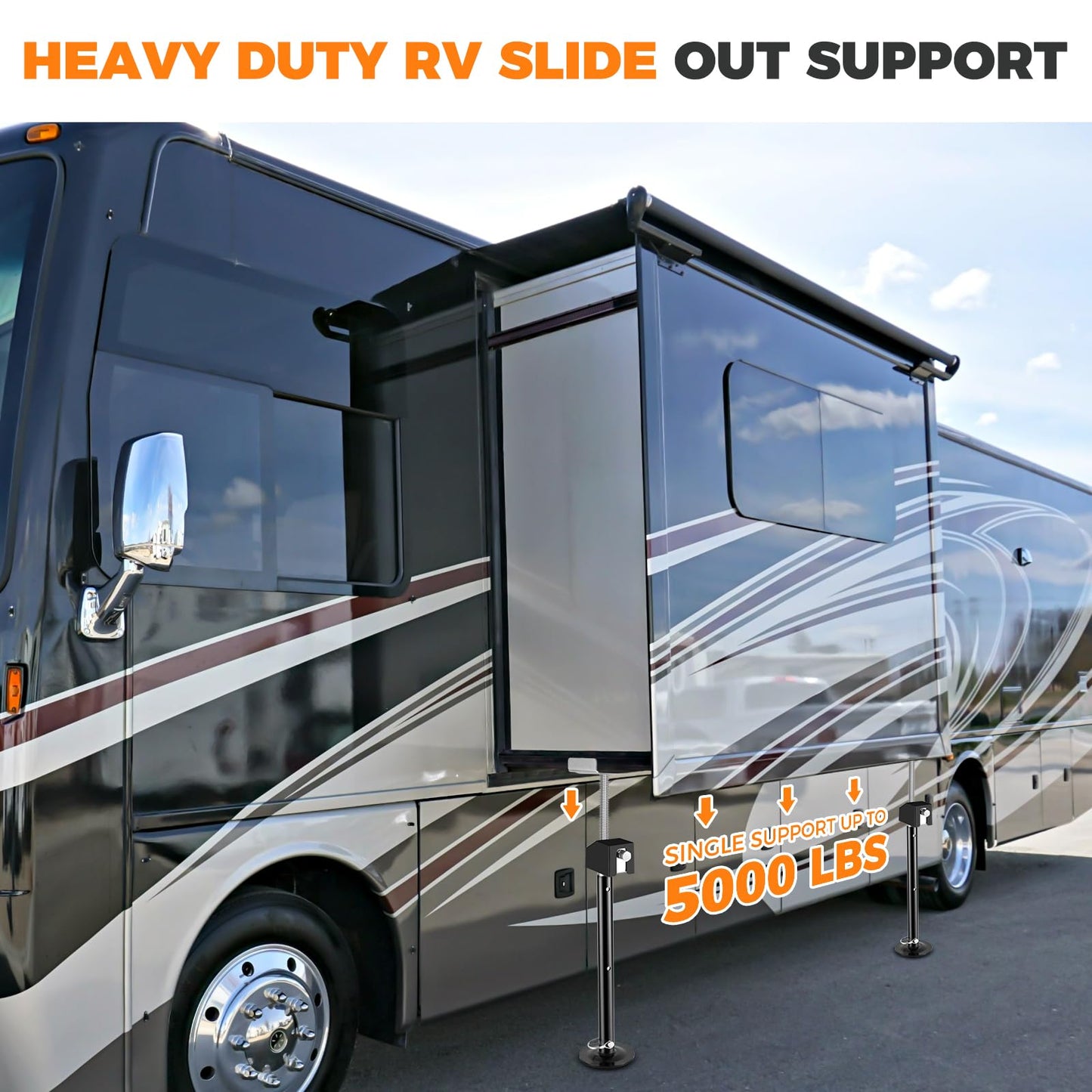 RV Slide Out Support Jacks and RV Stabilizer Jacks Set of 4