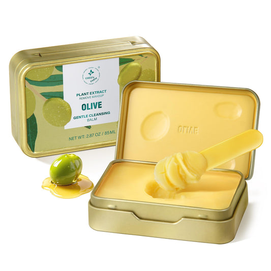 GREEN FARM Makeup Remover Cleansing Balm - Instantly Melts Waterproof Mascara & Long-Wear Makeup, No Residue, Gentle for Sensitive Skin