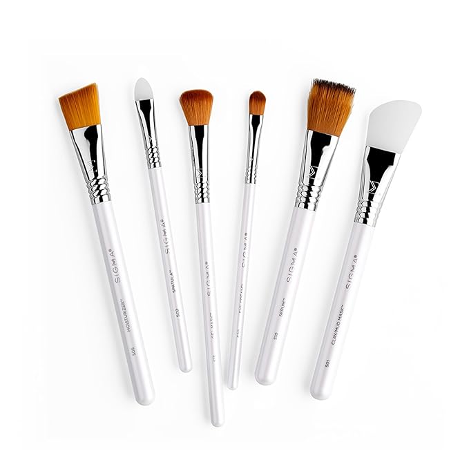 Sigma Beauty S01 Clay/Mud Mask™ Brush — Silicone Skincare Tool for Applying Skincare Products to Face and Skin, Face Mask Brush Applicator for Mud and Clay Masks (1 Pc)