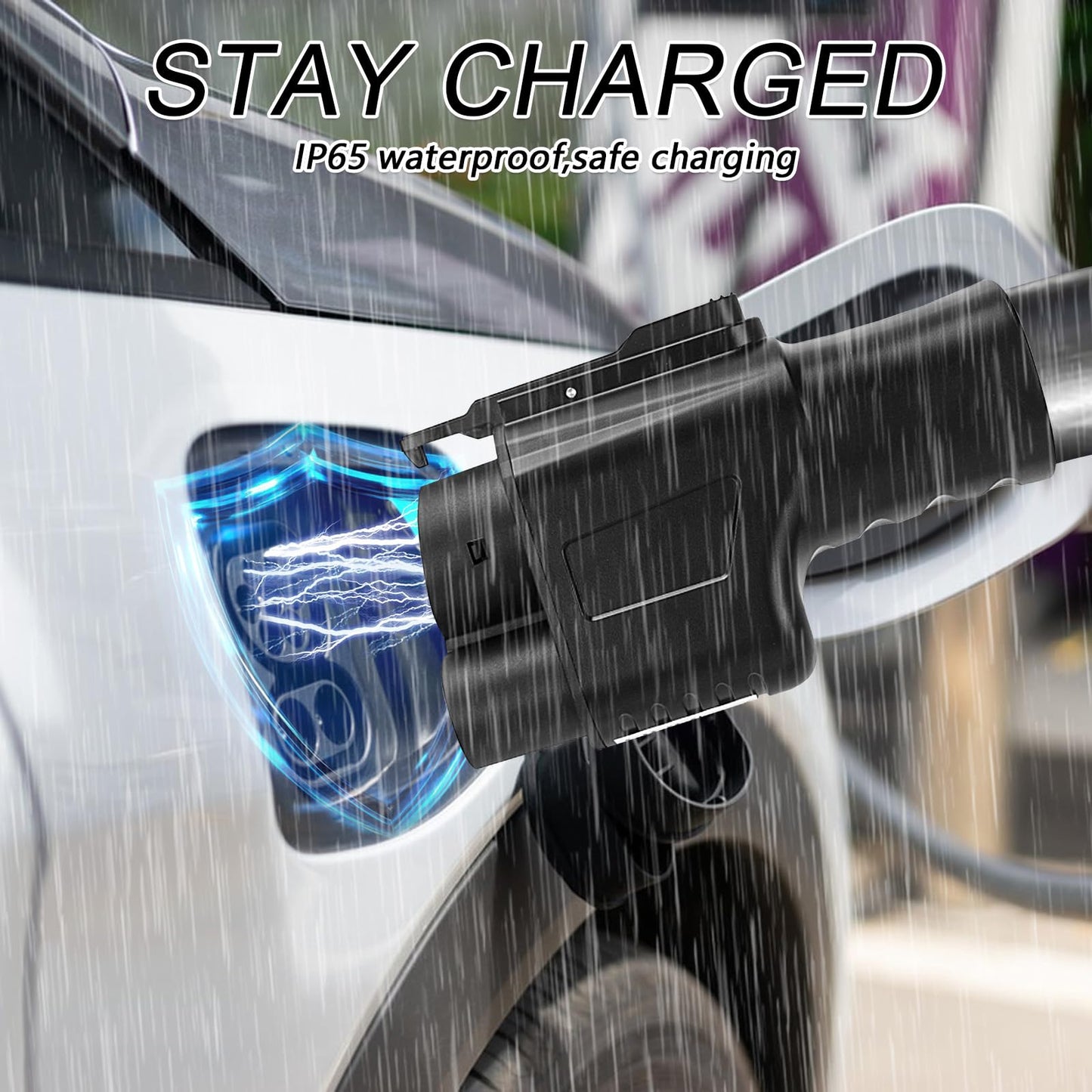 BUSBYR NACS to CCS1 Charger Adapter for Tesla - 500A/1000V Fast Charging - Compatible with Tesla Superchargers & CCS1 Electric Vehicles