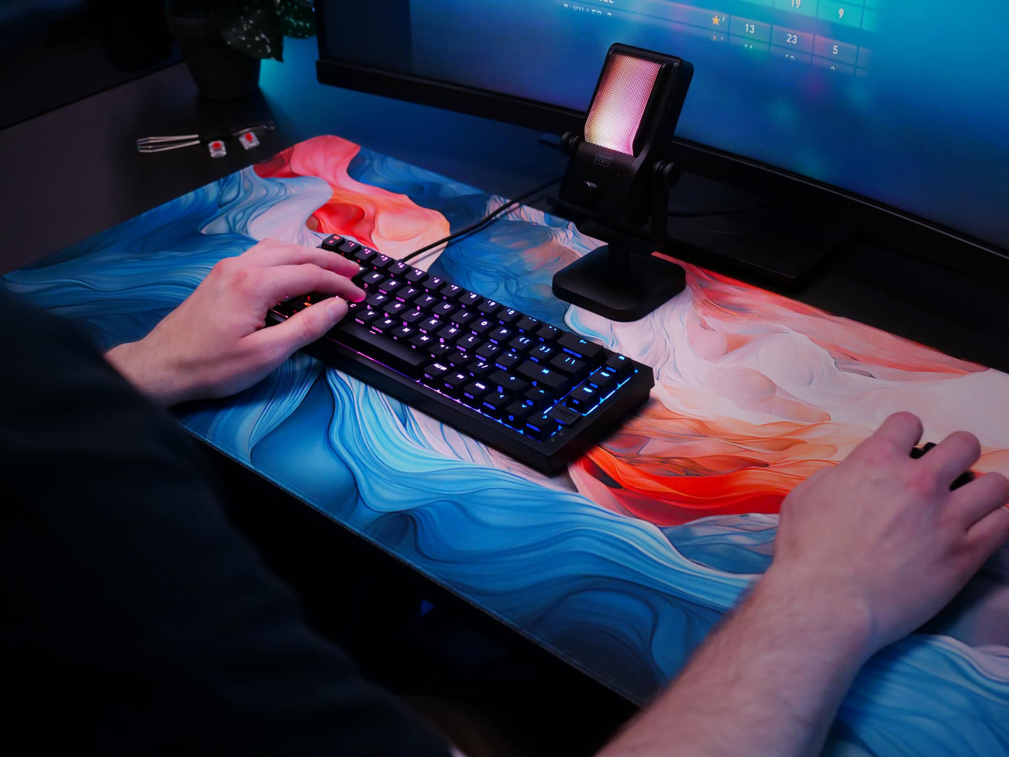 CHERRY XTRFY K5V2 Compact, Mechanical Gaming Keyboard in 65% Format, German Layout (QWERTZ), Hot-Swap Keyboard, CHERRY MX2A RED Switches, Black