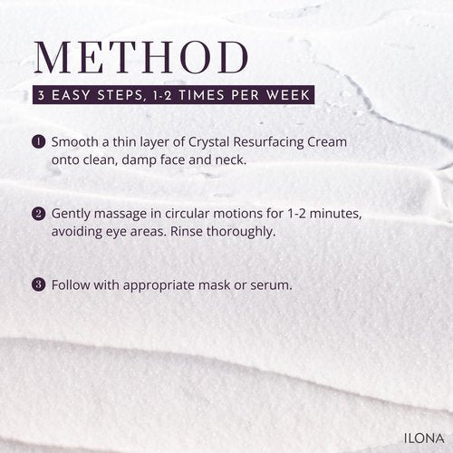 ILONA Pretty Polished Crystal Resurfacing Cream – 2022 New You Beauty Award Winner | Luxury Microdermabrasion Face Polish with Lactic Acid & Micro Crystals for Smooth, Radiant Skin, 1.7 oz.