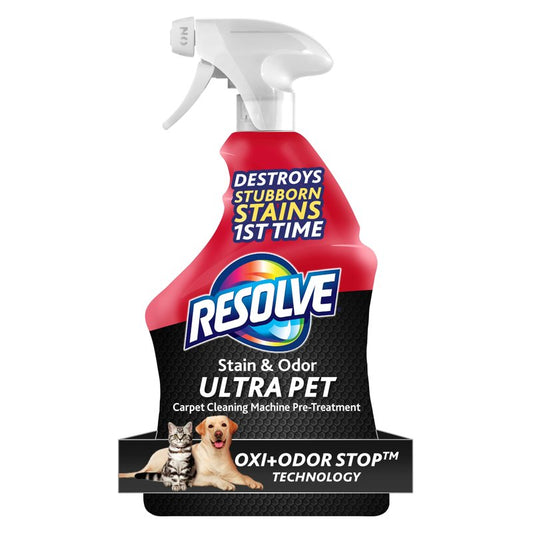 Resolve Ultra Pet Carpet Cleaner Spray – for Removal of Pet Stains & Odors, 32oz