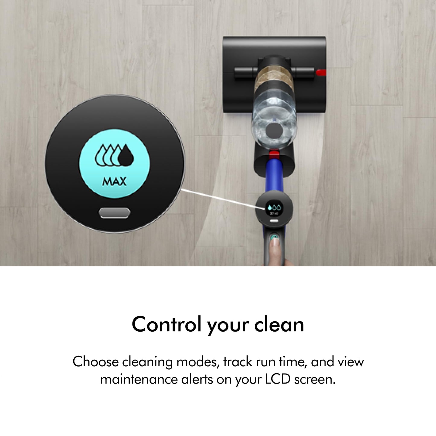 Dyson WashG1 Wet Cleaner (Matte Black/Ultra Blue)
