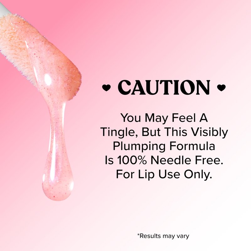 Too Faced Lip Injection Extreme Plumping Clicks | Hydrating, Sheer-To-Medium Buildable Coverage, Lip Plumper with Click Applicator, 0.05 Ounce, Kiss the Bride