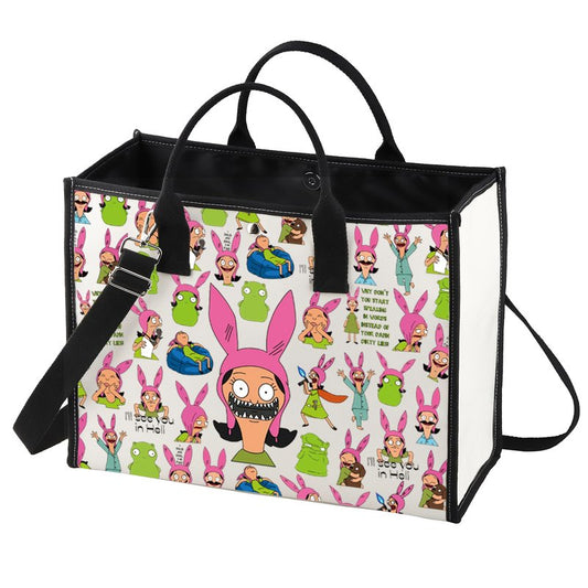 LEVLO Louis Cosmetic Bag Belcher Fans Gift Bob Family Zipper Pouch Bag Louis Cartoon TV Show Merchandise (I'll See You LT)