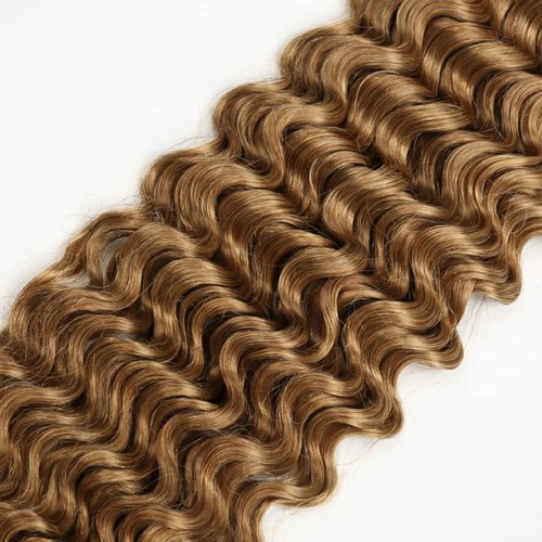 Condescension Brazilian Human Hair Bundles 20 22 24 Inch Deep Wave 3 Bundles Human Hair 100% Unprocessed Remy Brazilian Virgin Weave Hair Honey Blonde 27 for Women