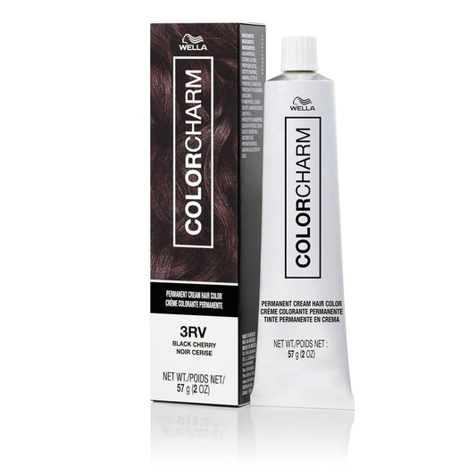 COLORCHARM Permanent Cream Hair Color, 3RV Black Cherry, 2 oz.