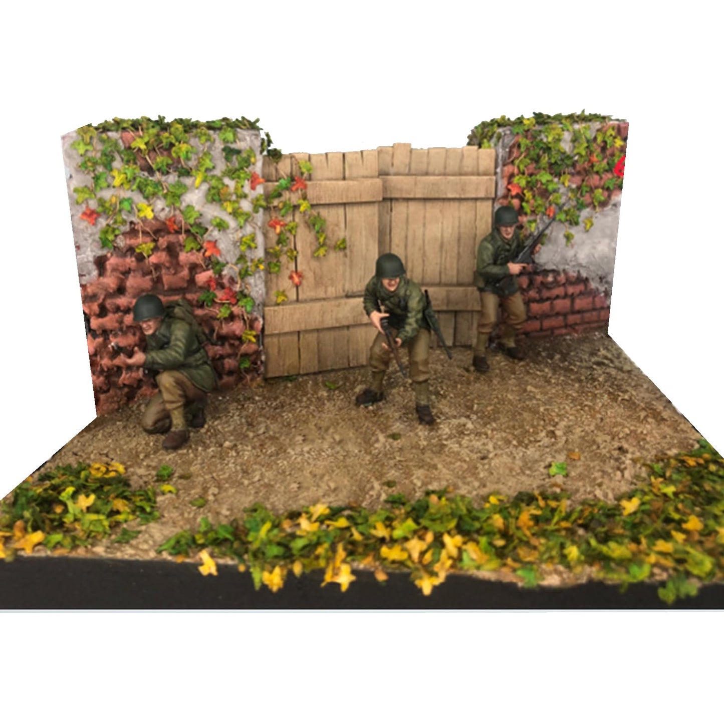 Spriplant Realistic Miniature Leaves Simulation Leaves for DIY Mini Model Railway Fairy Garden Architecture Diorama Scenery Landscape Layout Christmas Thanksgiving Village Accessories, Pack of 5