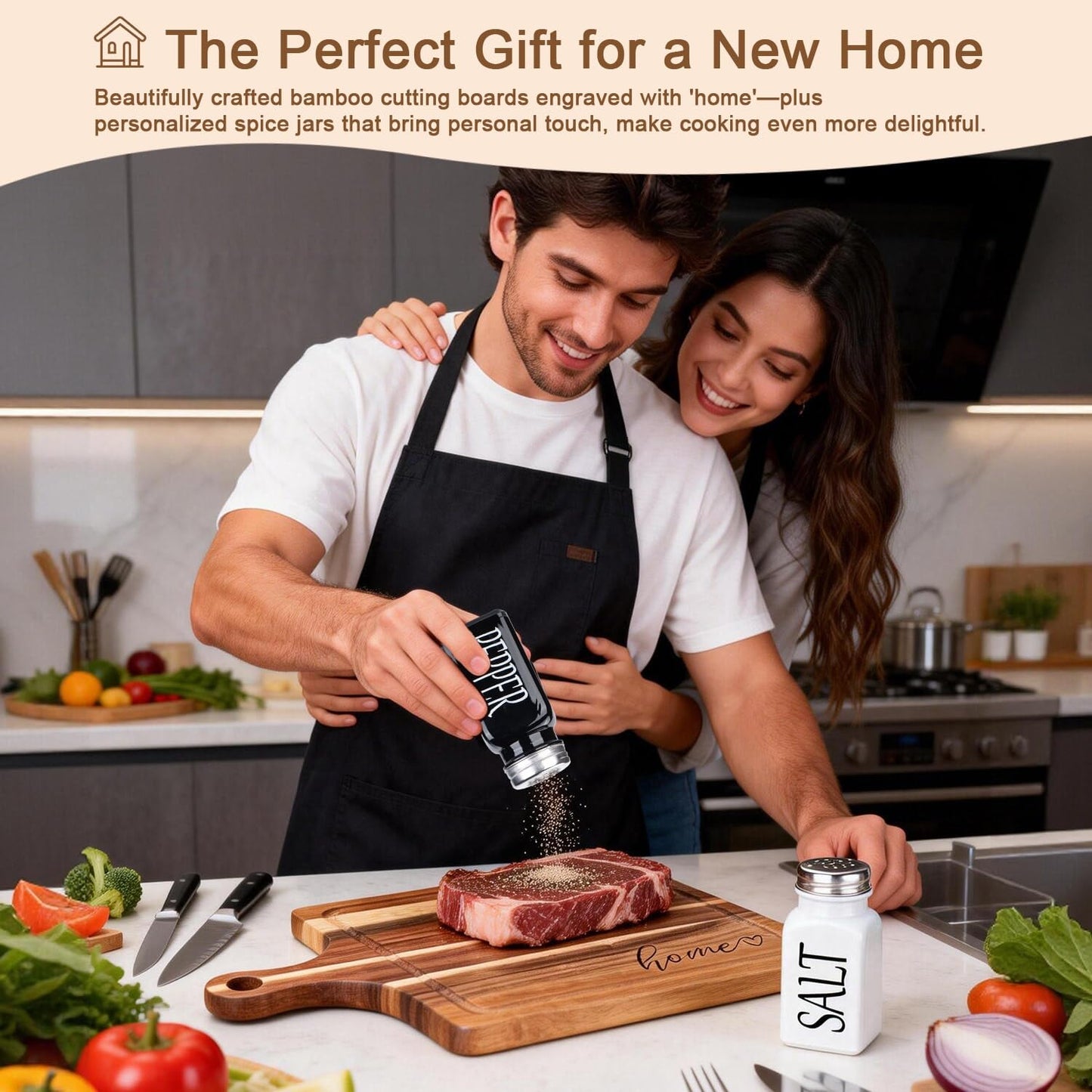 19Pcs House Warming Gifts New Home, New Home Essentials For Couple, Women, Homeowners, Neighbor, First Apartment Gift, Prefect For Newly Wed, Anniversary, Bridal Shower, Housewarming, Mr And Mrs Gifts