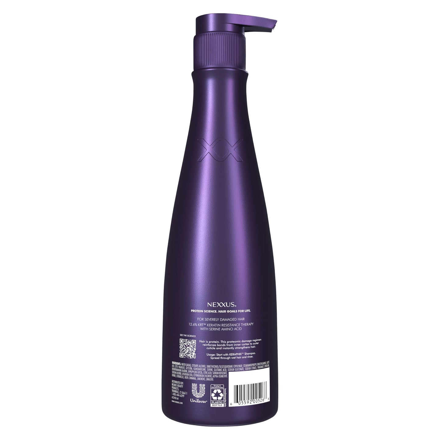 Nexxus Keraphix Conditioner Damage Repair for Damaged Hair Powered by KRT Keratin Resistance Therapy with Liquid Crystal Amino Acids 13.5 oz