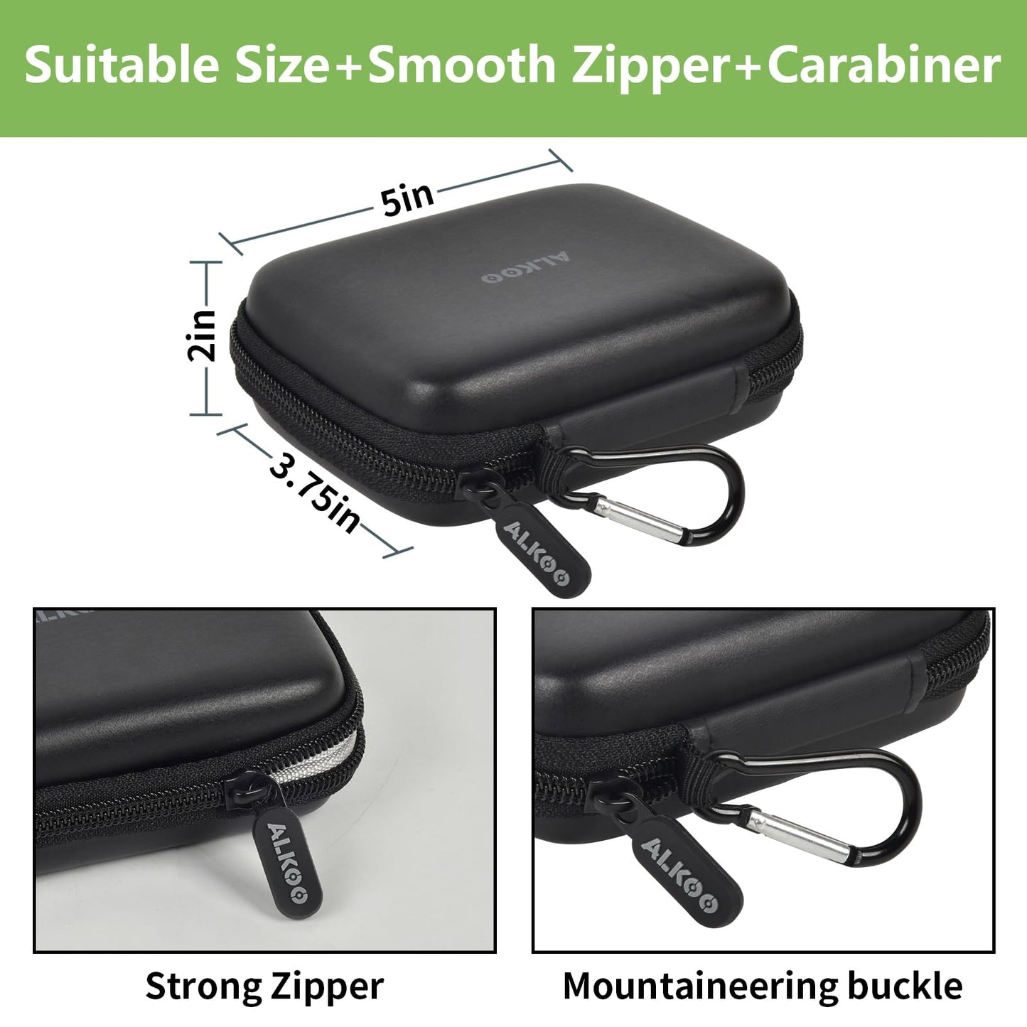 Portable Charger Case Compatible with Anker MagGo Power Bank (10K) 15W MagSafe Battery Pack, Storage Holder for 633/622/621/321/A1654 10000mAh 5000mAh Cell Phone Power Delivery - Carrying Bag Only