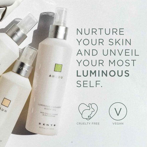 ZENTS Body Lotion and Cashmere Oil Set (Earth), Anti-Aging Probiotic Lotion, Soften and Moisturize Skin with Organic Coconut Oil, Moisturize and Nourish Dry Skin, Powerful Healing Duo