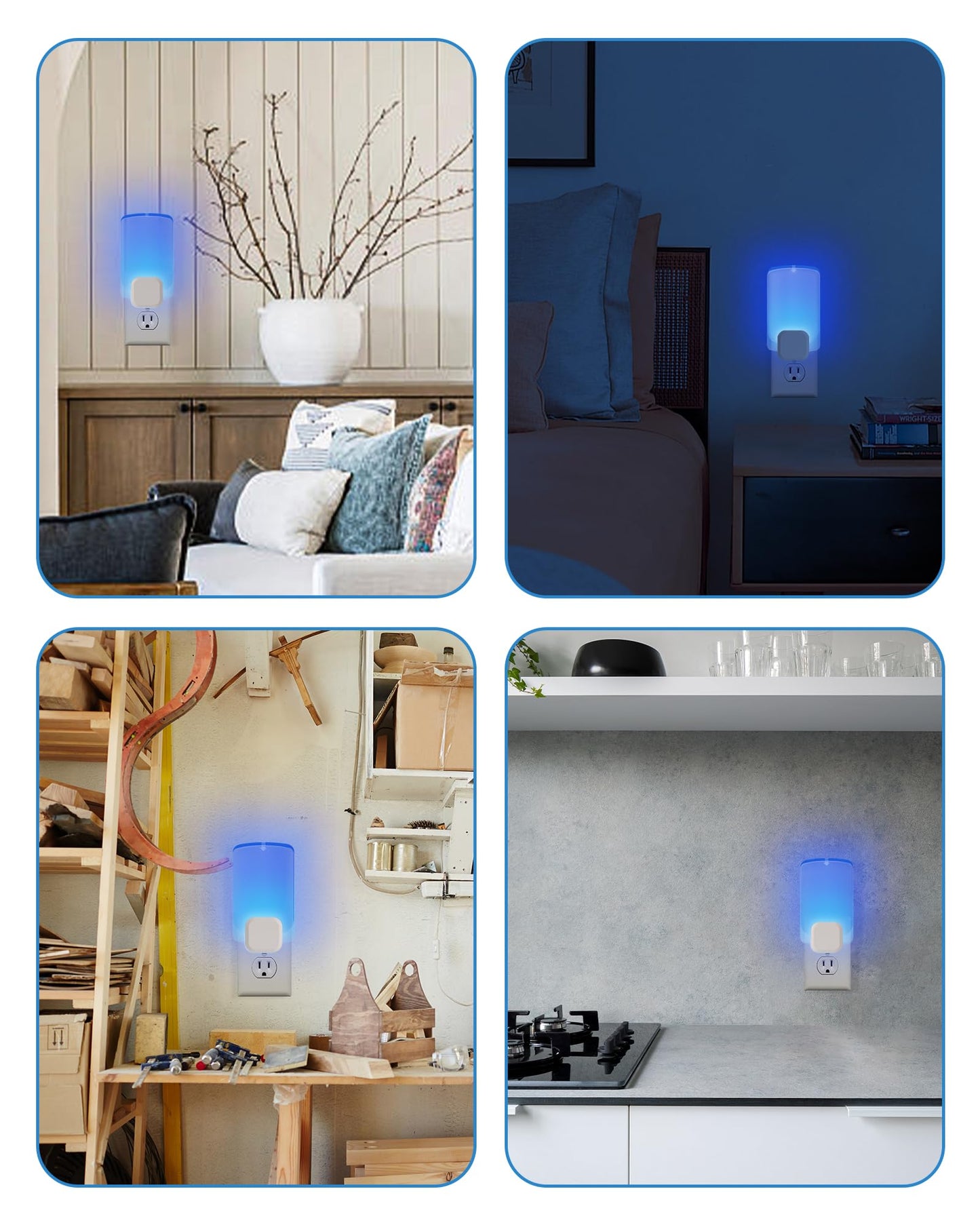 20 Pcs Refill Cartridges for Stem Flying Insect Light Trap, Replacement Glue Card Compatible with Wondercide Indoor Plug-in Blue Light Trap for Fly Bug Mosquito Gnat