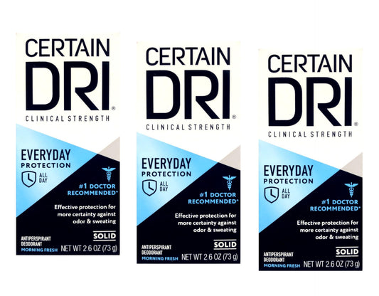 Certain-Dri Am Solid Antiperspirant/Deodorant, 2.6 Ounce (Pack of 3)