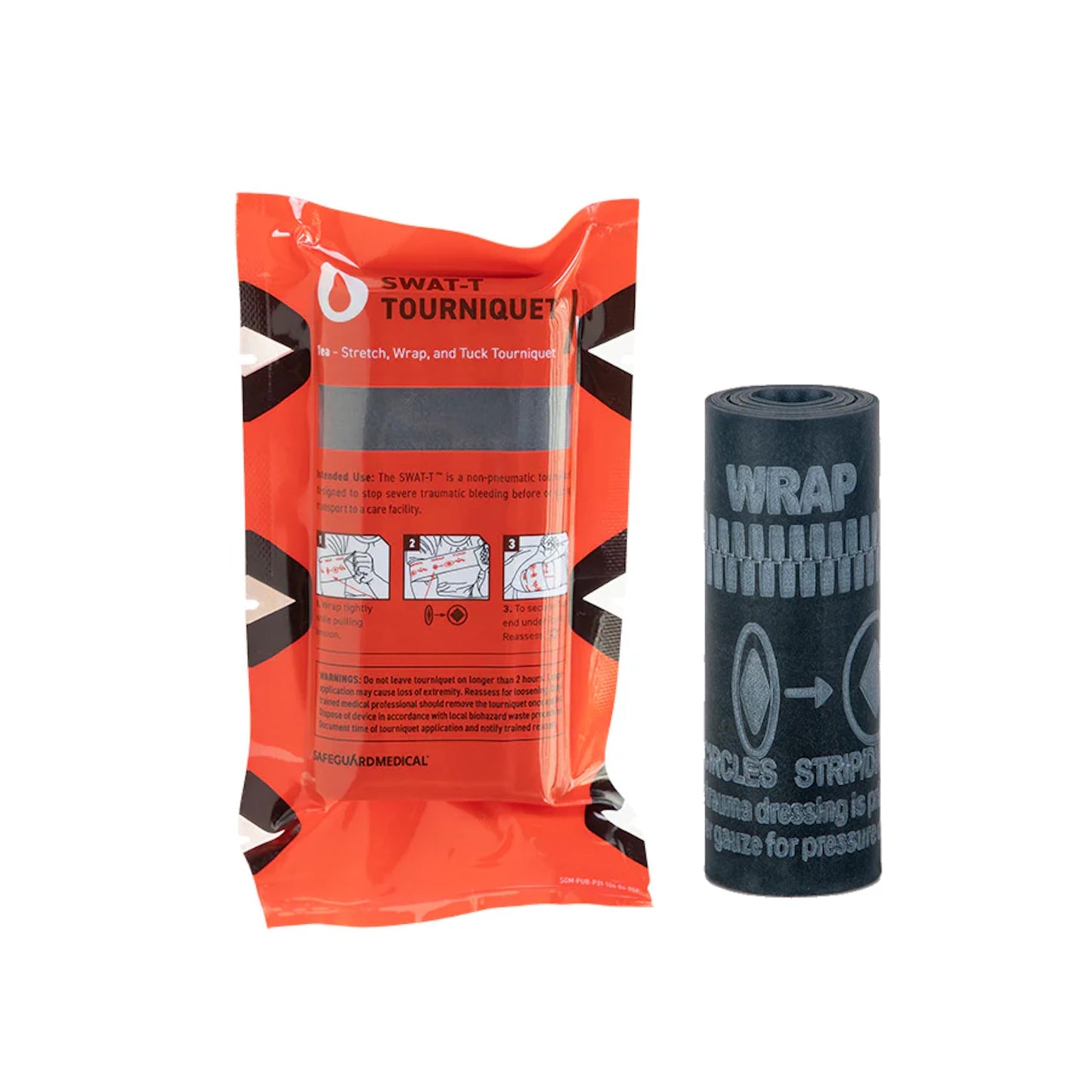 SWAT-T™ Tourniquet Black by Safeguard Medical, Emergency First Aid Equipment for Massive Hemorrhage Control, Made in The USA