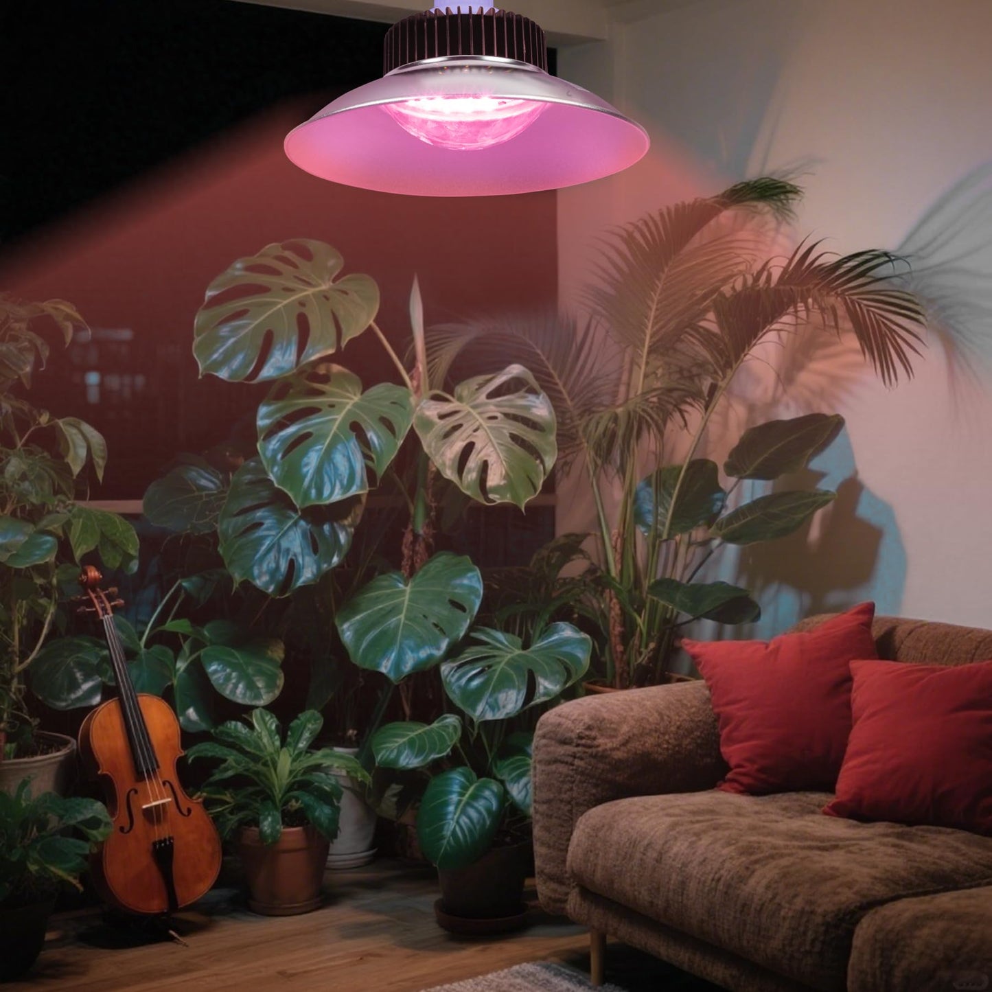 GT-Lite 33W LED Plant Grow Light Bulbs Full Spectrum with 28.22 PPF,E26 Base,Grow Light with Reflector for Indoor Outdoor Plants