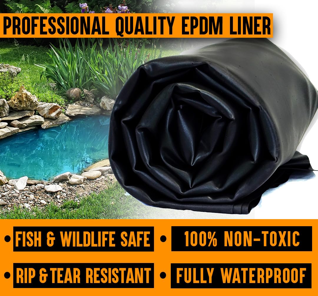Anjon LifeGuard 20 ft. x 20 ft. 45 Mil EPDM Pond Liner
