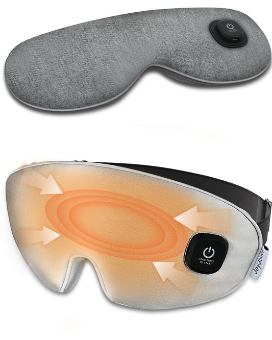 Heated Eye Mask - Cordless Eye Mask for Dry Eyes, Eye Relief, Improved Sleep, Rechargeable, WashableCover Eye Heating pad for Travel