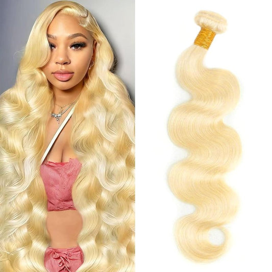 613 Body Wave Bundle 14 Inch Blonde Bundle Human Hair 14A 100% Unprocessed Virgin Human Hair Bundle 613 Bundles Hair Body Wave