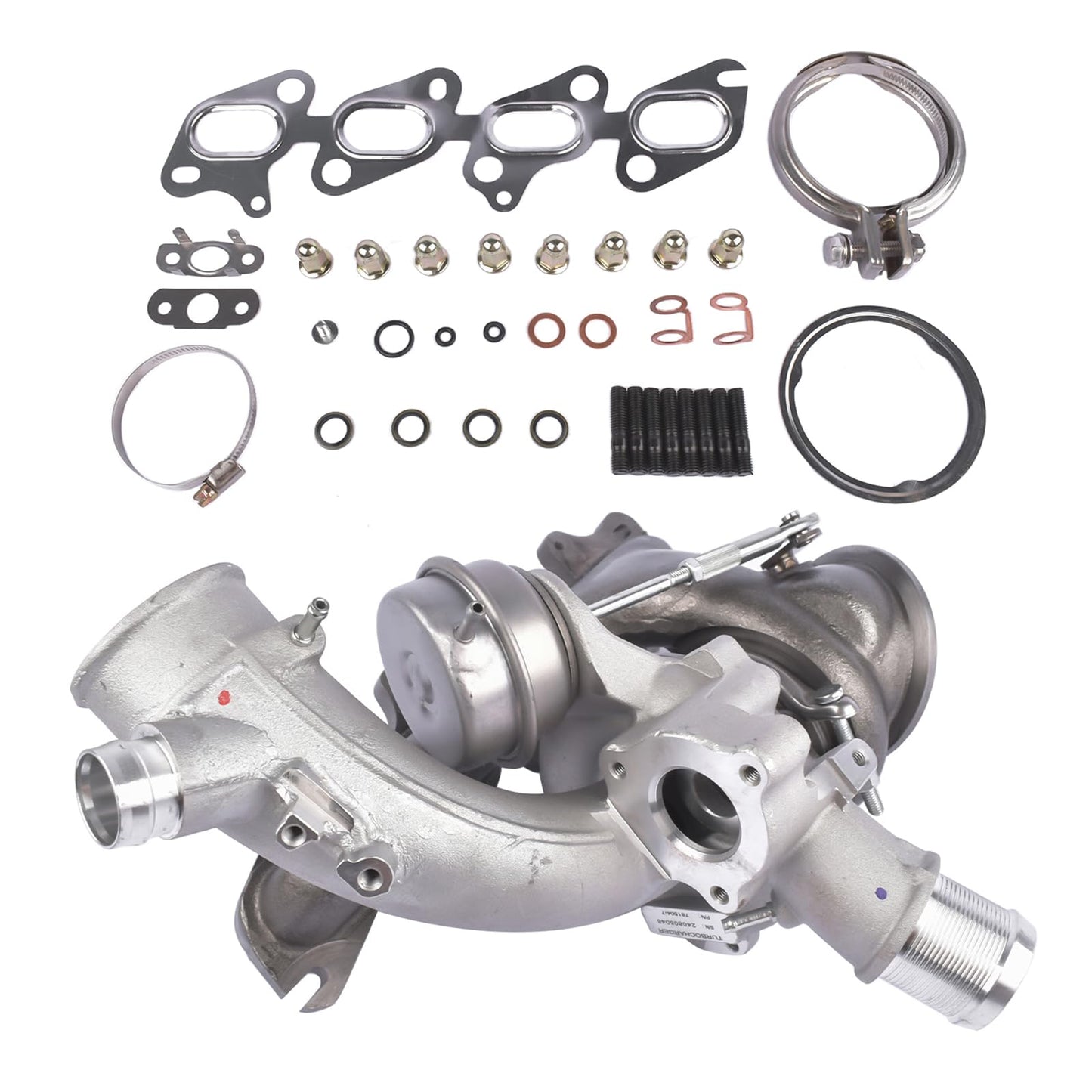 TEKKOAUTO 667-203 55565353 Turbo Charger Turbocharger Kit Compatible with 2011-2018 Chevy Cruze Sonic Trax Buick Encore 1.4L Engines 55565355
