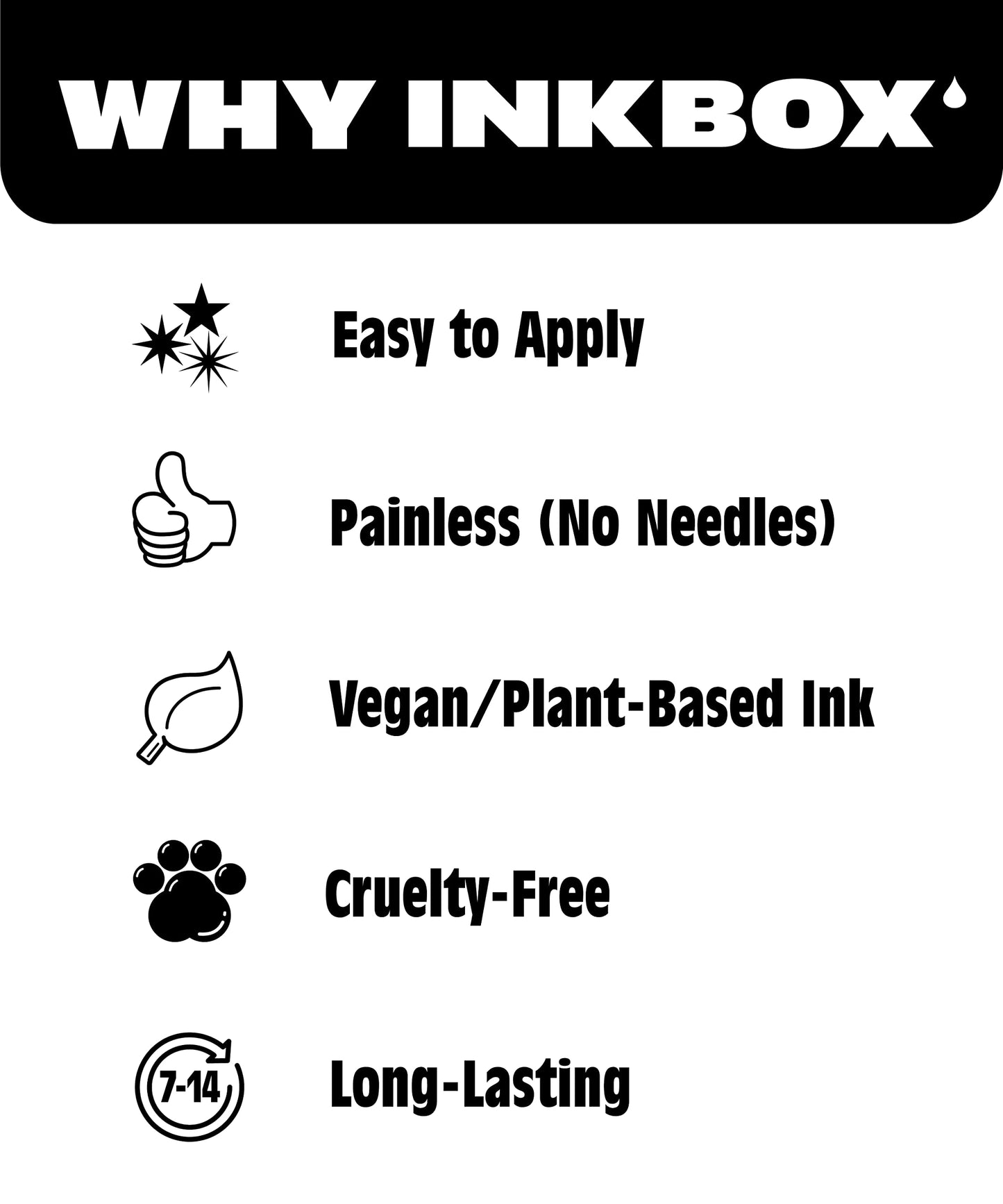 Inkbox Temporary Tattoos, Semi-Permanent Tattoo, One Premium Easy Long Lasting, Water-Resistant Temp Tattoo with For Now Ink - Lasts 1-2 Weeks, Kitty, 4 x 4 in