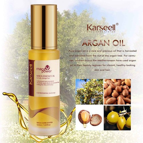 Karseell Collagen Hair Mask + Argan Oil Shampoo and Conditioner - 1.69oz + 16.9oz