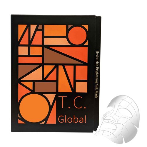 Hydro-Rich Brightening Silk Facial Mask (Pack of 5), Breathable 100% pure silk matrix innovative weaving technology