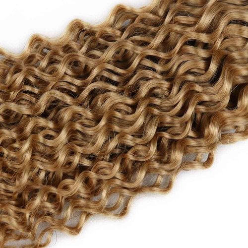 26 28 30 Inch Color 27 Bundles Human Hair Honey Blonde Curly Bundles Human Hair Brazilian Unprocessed Virgin Hair 3 Bundles Color 27 Kinky Curly Bundles Human Hair