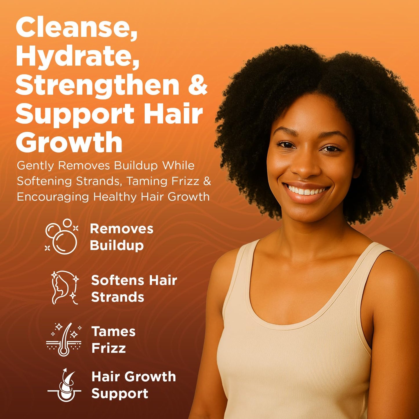 Batana Oil Shampoo for Hair Growth, Aloe Vera Leaf Juice, Saw Palmetto, Caffeine, Hydrolyzed Rice Protein, Pumpkin Seed, Castor & Rosemary Oils, 8-in-1 Natural Formula (10.15 fl oz Citrus Scent)