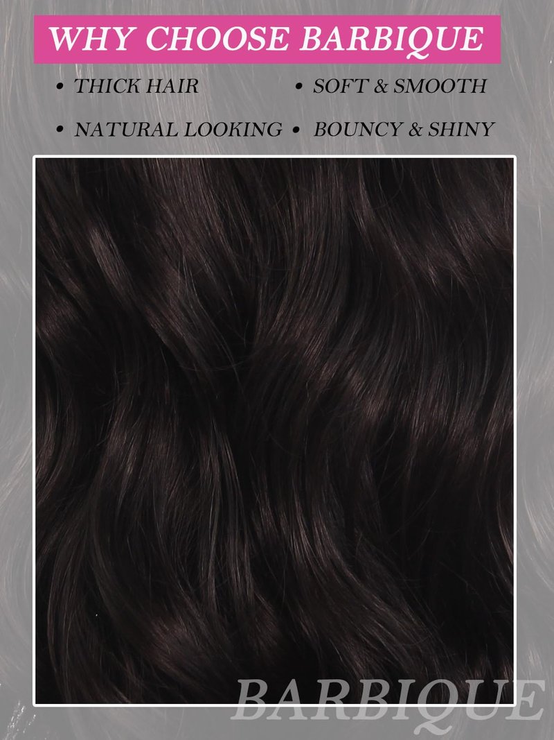 Barbique Synthetic Lace Front Wig for Women, Natural Black Synthetic Wig 13x6 Hd Lace Front 26 Inch Long Wavy Heat Resistant Fiber Deep Parting with Baby Hair Natural Hairline