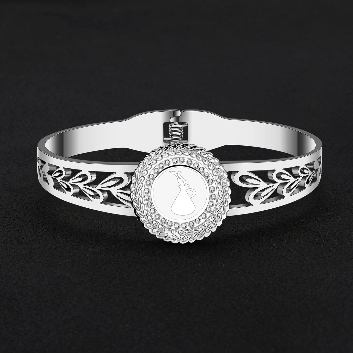 YAYAKO Stainless Steel Constellation Bracelets Bangle Zodiac Gifts for Women Birthday Gifts (Aquarius)