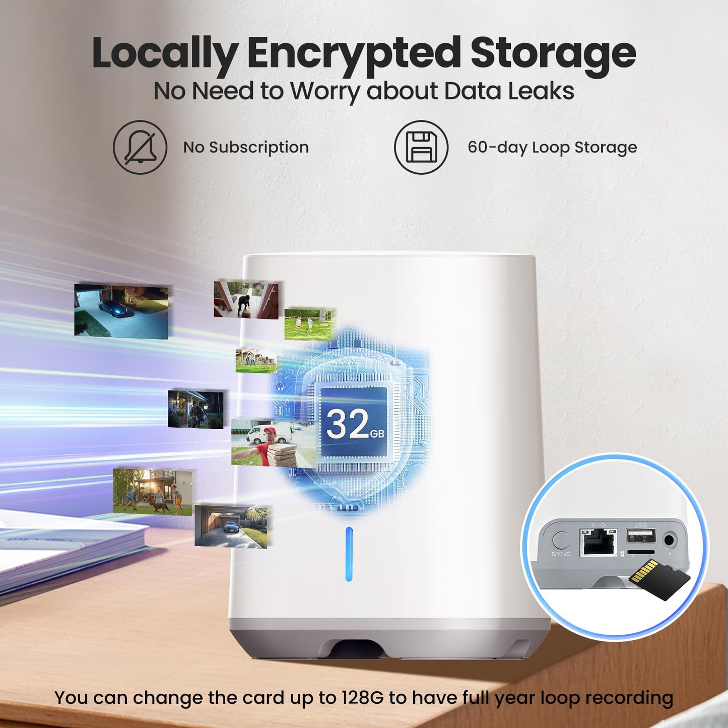SOLIOM- True 5MP HD Security Cameras Outdoor Wireless, Add-On Camera, Solar Powered, Auto Tracking,Requires Soliombase, Soliombase Supports Up to 4 Cams