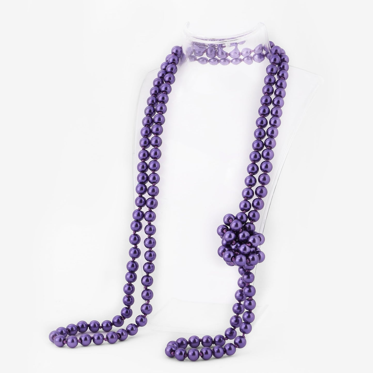 BABEYOND Long Pearl Necklace Faux Pearls Necklace Set Beaded Long Pearls Necklace 1920s Gatsby Costume Jewelry
