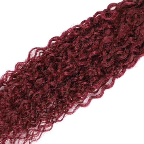 Giginger Burgundy 99J Water Wave Human Hair Bundles 22 24 26 inch Wine Red Human Hair Bundles Burgundy 100% Unprocessed Raw Quick Weave Hair for Black Women