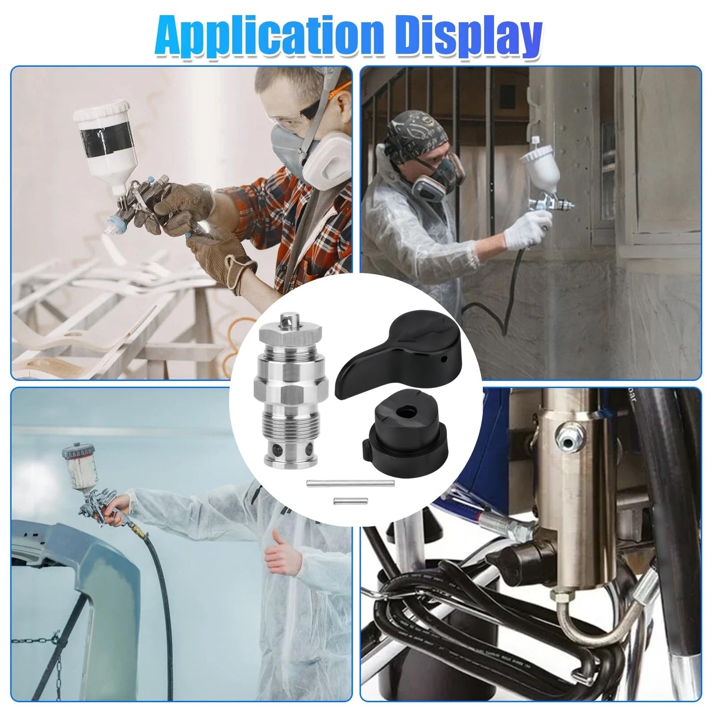 2025 New Upgraded 235014 Prime Spray Valve Kit,Drain Valve Compatible with Graco 210 230 390 395 490 495 595 3400 Aftermarketr Airless Paint Sprayer,Replace Airless Spray Painting Machine Accessories