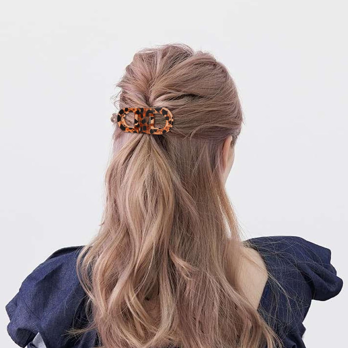 Magnetic Hair Clips for Women - Strong Hold No-Slip No Crease 2-in-1 Hair Styling Clips, Gentle on All Hair Types for Easy Everyday Hairstyles (F: 4pcs)