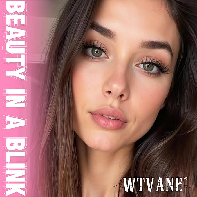 Wispy Lash Clusters Natural Eyelash Clusters C-Curly Individual Lashes 8-16 mm Cluster Eyelash Extensions Natural Look Lash Extension with Thin Lash Band DIY Lash Extension at Home by WTVANE