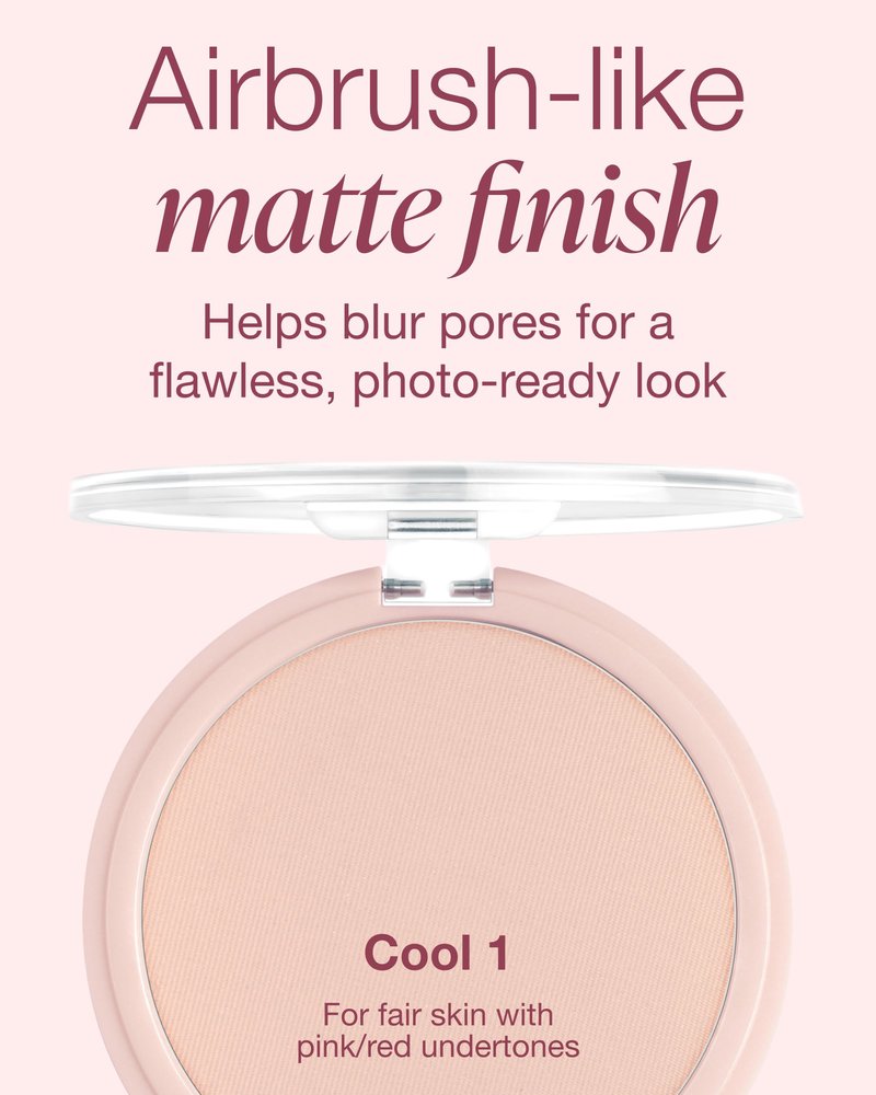 Mineral Fusion Pressed Powder Foundation - Matte Finish Face Powder for Med/Tan Skin with Yellow Undertones - Age Defying Natural Makeup - Talc Free, Vegan, Hypoallergenic (Warm 3)
