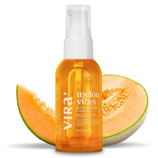 VIRÁ Brazilian Hair Serum, Frizz Control,Anti-Frizz, Split Ends Repair & Heat Protection – 13 Oils Including Macadamia, Melon & Argan – For All Hair Types – Lightweight & Fast Absorbing – 60ml