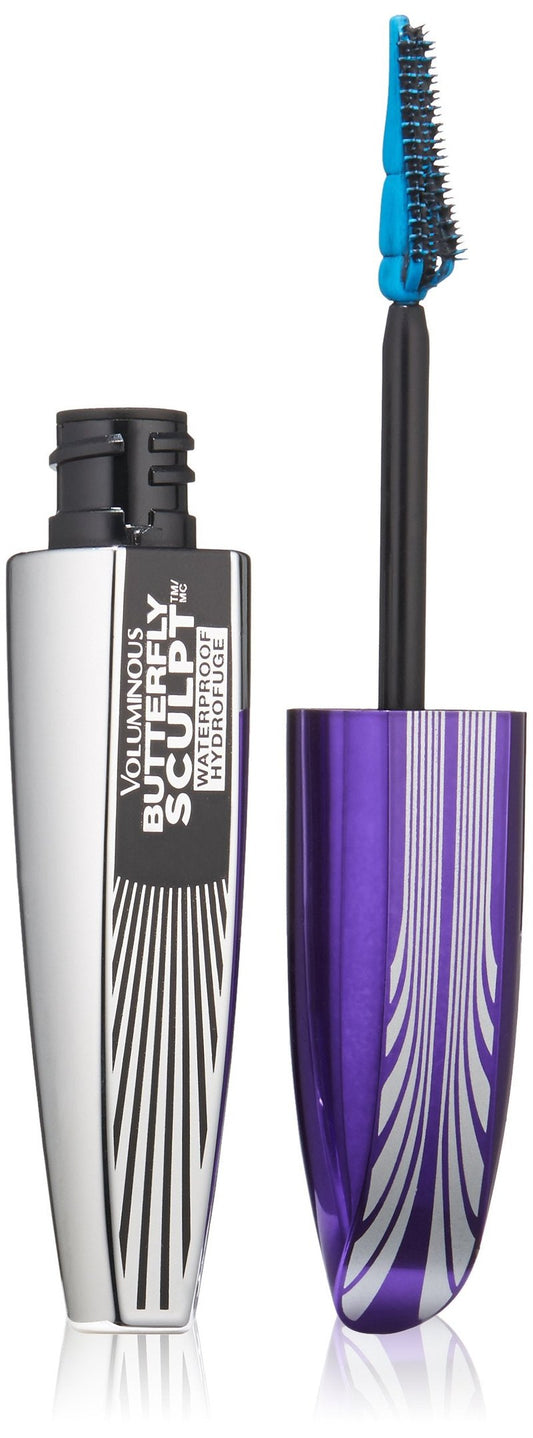 L'Oréal Paris Voluminous Butterfly Sculpt Waterproof Mascara, Blackest Black, 0.25 oz.