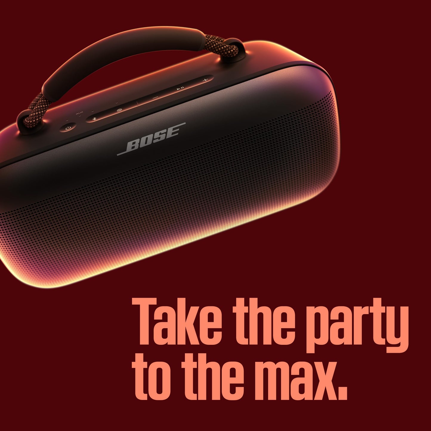 Bose SoundLink Max Portable Speaker, Large IP67 Waterproof Bluetooth Speaker, Up to 20 Hours of Playtime, USB-C, Built-in 3.5mm AUX Input, Black
