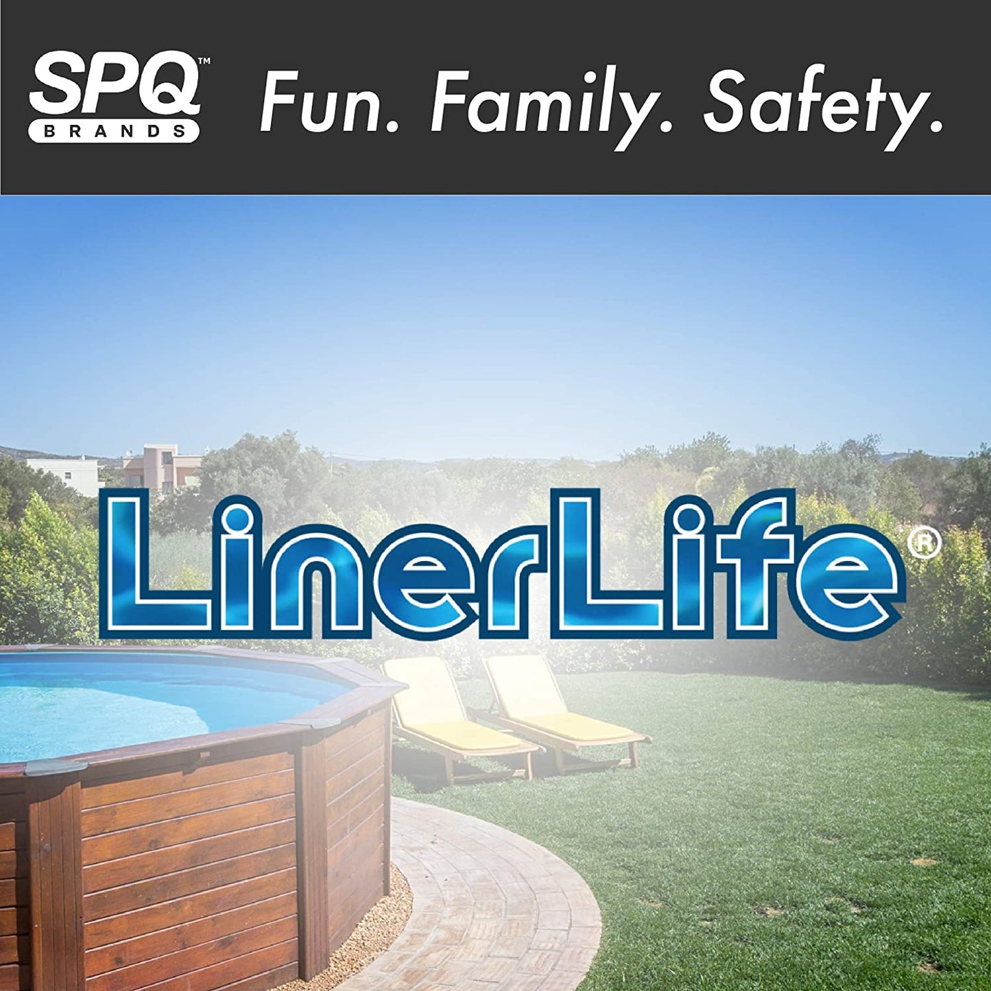 Liner Life LL18R Liner Pad 18' Round for Above Ground Pools, Tough Defense Against Punctures Quick Installation Reinforced by Strong Durable Polyester Geotextile Material, Black