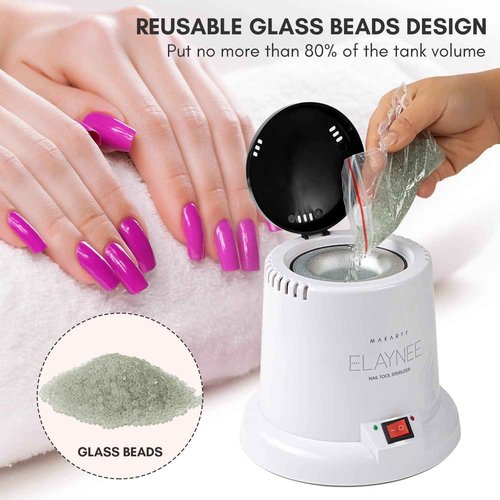 Makartt Nail Tool Sterilizer Bundle with Nail Drill Electric Nail File JD700 Nail Drills